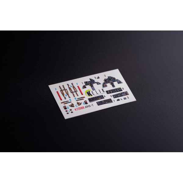 AMX-T   interior 3D decals for Italeri 1/72 Kelik K72088