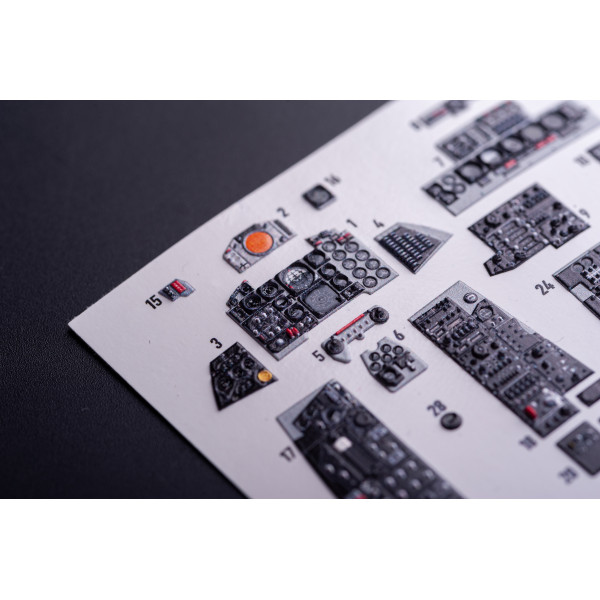 F-4J - 3D decal  INTERIOR for Tamiya 1/32 Kelik K32029