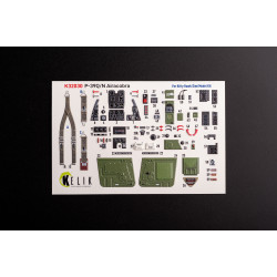 P-39Q/N interior 3D decals for Kitty Hawk/Zimi models kit 1/32 Kelik K32030