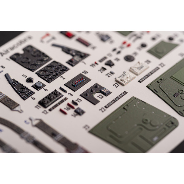 P-39Q/N interior 3D decals for Kitty Hawk/Zimi models kit 1/32 Kelik K32030