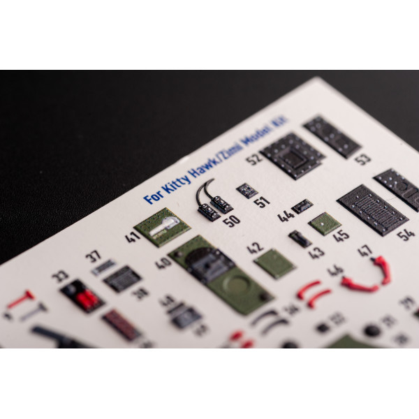 P-39Q/N interior 3D decals for Kitty Hawk/Zimi models kit 1/32 Kelik K32030