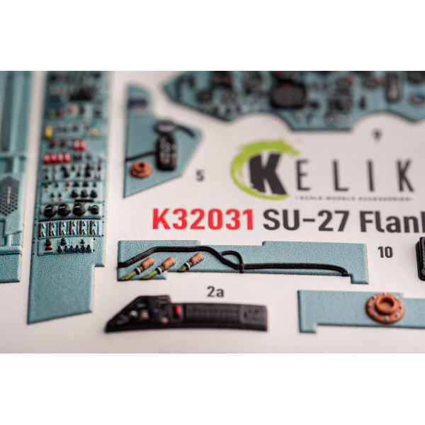 SU-27 - 3D Декаль Інтер'єр для набору Trumpeter 1/32 Kelik K32031