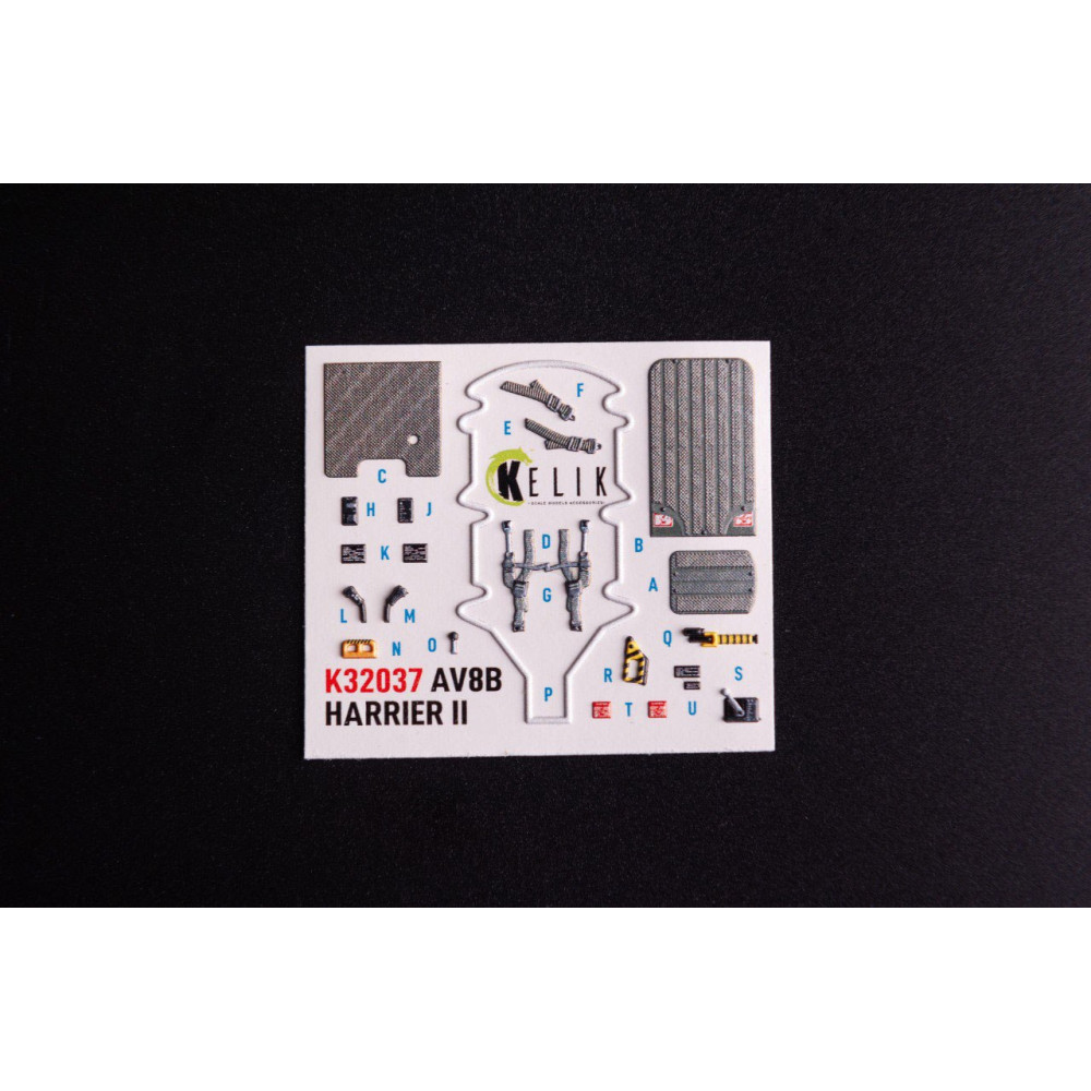AV-8 Harrier  - interior 3D decals for Trumpeter 1/32 Kelik K32037