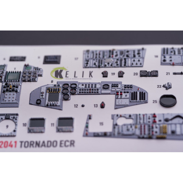 Tornado ECR- 3D Декаль  ІНТЕР'ЄР для комплекту Italeri 1/32 Kelik K32041