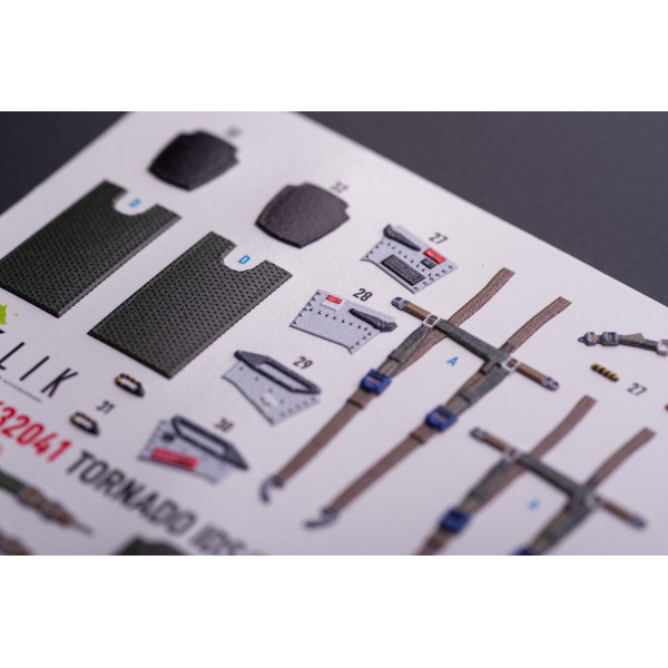 Tornado ECR- 3D Декаль  ІНТЕР'ЄР для комплекту Italeri 1/32 Kelik K32041