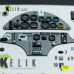 Hs-123A-1 - 3D Декаль ІНТЕР'ЄР для комплекту ICM 1/32 Kelik K32046