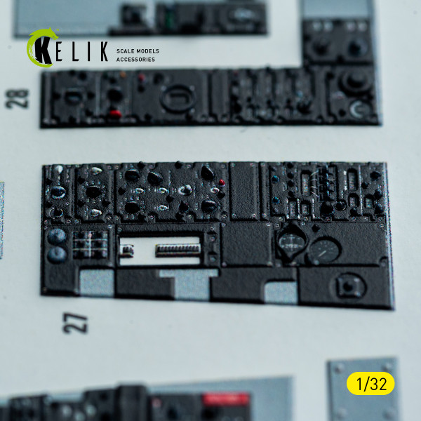 F-4D - 3D Декаль ІНТЕР'ЄР для комплекту Tamiya 1/32 Kelik K32049