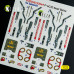 F-4D - 3D Декаль ІНТЕР'ЄР для комплекту Tamiya 1/32 Kelik K32049