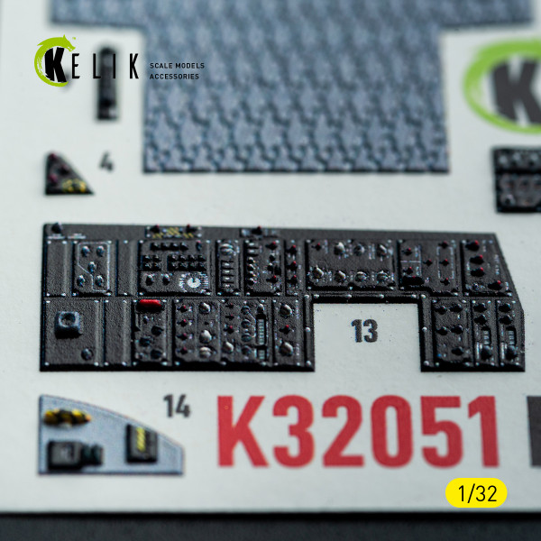 F-15C (early) - 3D Декаль ІНТЕР'ЄР для комплекту Tamiya 1/32 Kelik K32051