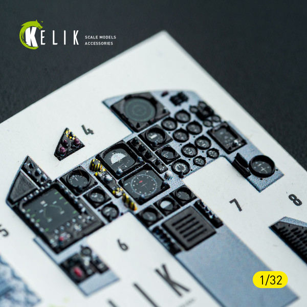 F-15C MSIP II - 3D Декаль ІНТЕР'ЄР для комплекту Tamiya 1/32 Kelik K32052