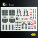 F-14A - 3D Декаль ІНТЕР'ЄР для комплекту Tamiya 1/32 Kelik K32053