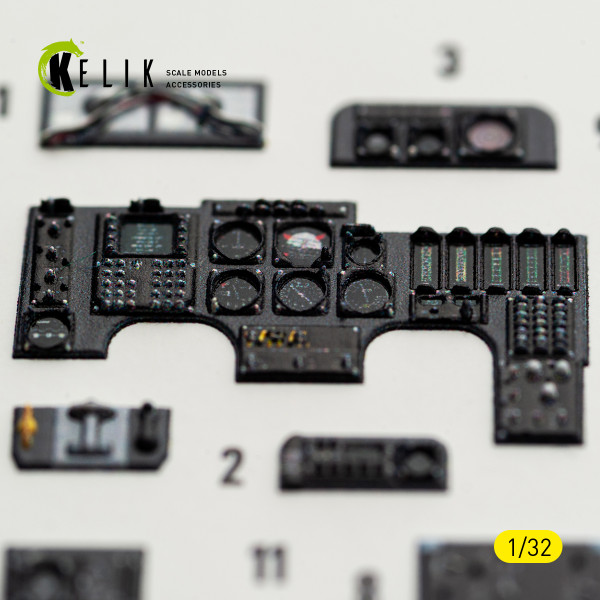 OV-10D Bronco - 3D Декаль ІНТЕР'ЄР для комплекту Kitty Hawk/Zimi models 1/32 Kelik K32055