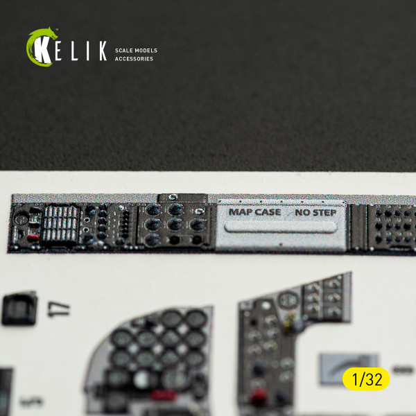 RF-5E - 3D Декаль ІНТЕР'ЄР для комплекту Kitty Hawk/Zimi models 1/32 Kelik K32058