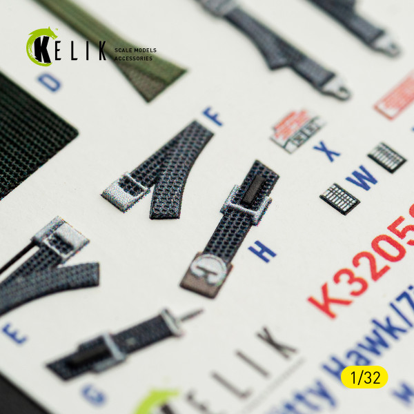 RF-5E - 3D Декаль ІНТЕР'ЄР для комплекту Kitty Hawk/Zimi models 1/32 Kelik K32058