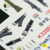 RF-5E - 3D Декаль ІНТЕР'ЄР для комплекту Kitty Hawk/Zimi models 1/32 Kelik K32058