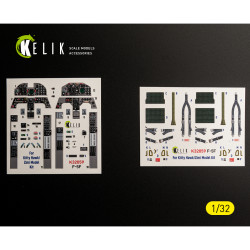 F-5F - interior 3D decals for Kitty Hawk/Zimi models kit 1/32 Kelik K32059