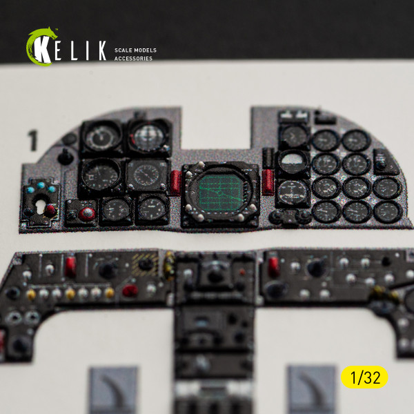 F-5F - 3D Декаль ІНТЕР'ЄР для комплекту Kitty Hawk/Zimi models 1/32 Kelik K32059