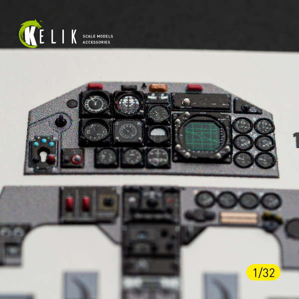 F-5F - 3D Декаль ІНТЕР'ЄР для комплекту Kitty Hawk/Zimi models 1/32 Kelik K32059
