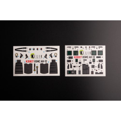 AH-1Z interior 3D decals for Academy kit 1/35 Kelik K35027