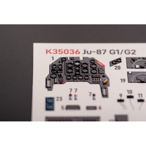 Ju-87 G1/G2 - 3D Декаль Інтер'єр для набору Border Models 1/35 Kelik K35036