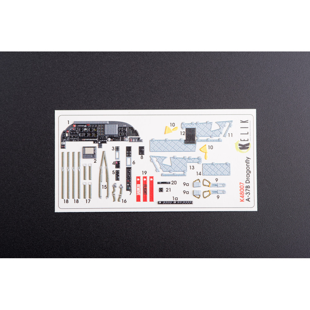 A-37B DRAGONFLY for Trumpeter kit 1/48 Kelik K48007