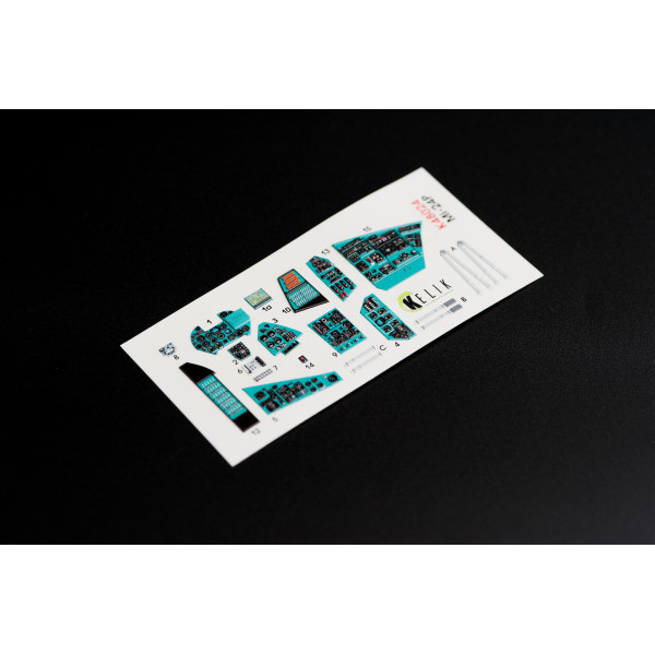 МІ-24П Декаль Інтер'єр для набору зірка  1/48 Kelik K48024