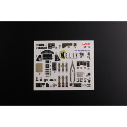 TBF-1C interior 3D decals for Academy kit 1/48 Kelik K48087
