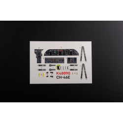 CH-46E interior 3D decals for Academy kit 1/48 Kelik K48090