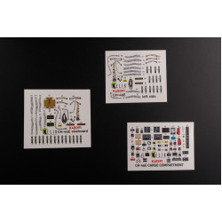 CH-46E Cargo compartment interior 3D decals for Academy kit 1/48 Kelik K48091