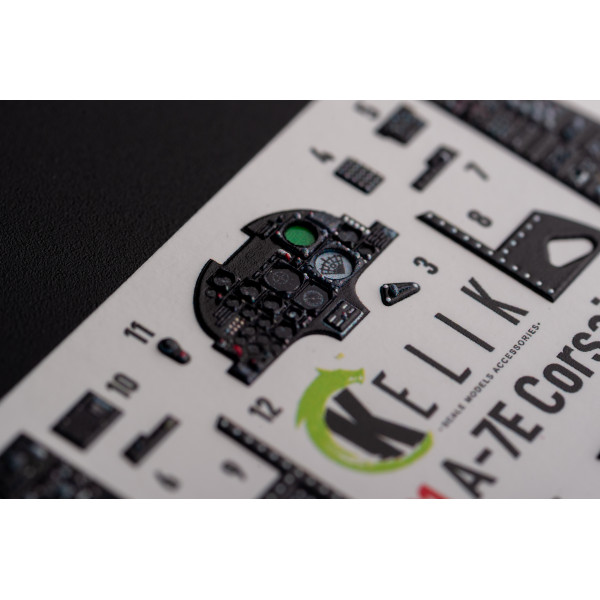 A-7E Corsair II interior 3D decals for HobbyBoss kit 1/48 Kelik K48101