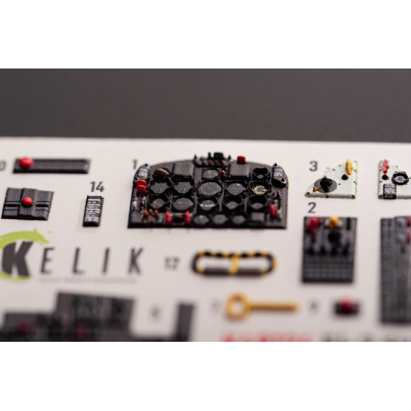 FJ-3 - interior 3D decals for Zimi Model/KittyHawk kit 1/48 Kelik K48124