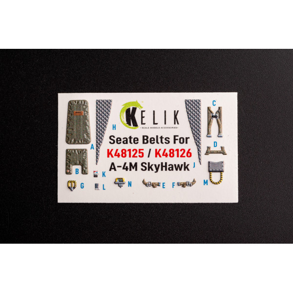 A-4M Late production - interior 3D decals for Magic Factory kit 1/48 Kelik K48125