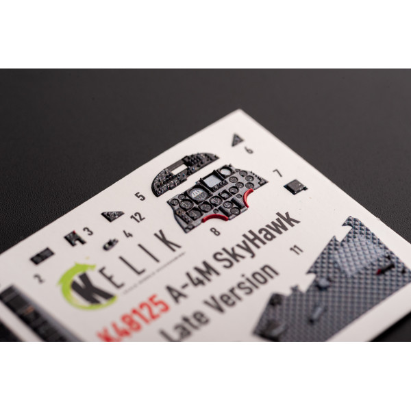 A-4M Late production - interior 3D decals for Magic Factory kit 1/48 Kelik K48125