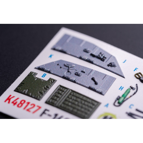 F-16CJ - 3D Декаль Інтер'єр для набору Tamiya 1/48 Kelik K48127