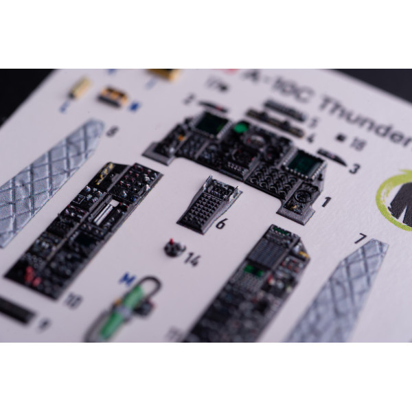 A-10A - interior 3D decals for  GWH kit 1/48 Kelik K48133