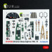 Bristol Beaufighter Mk.VI - interior 3D decals for Tamiya kit 1/48 Kelik K48138