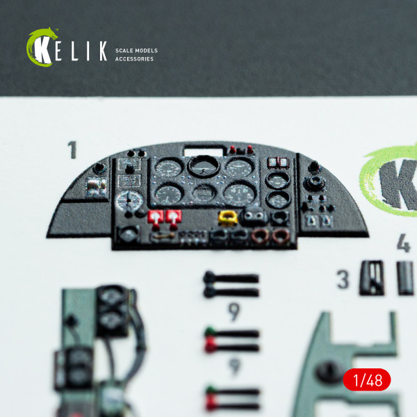 Bristol Beaufighter Mk.VI - interior 3D decals for Tamiya kit 1/48 Kelik K48138