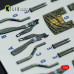 F-4E - 3D Декаль Інтер'єр для набору Hasegawa 1/48 Kelik K48148