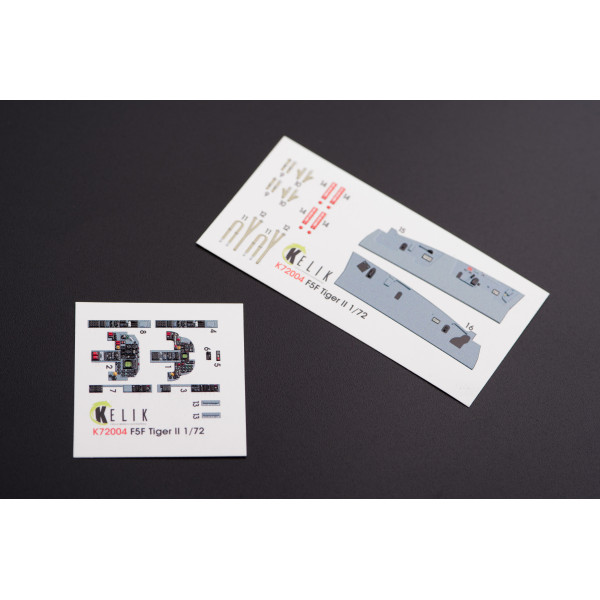 F-5F "Tiger II" full interior 3D decals for Dream Model kit 1/72 Kelik K72004