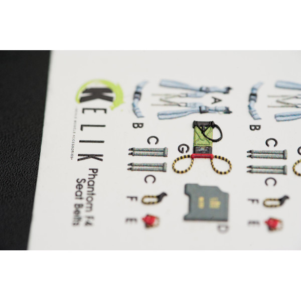 F-4C "Phantom II" interior 3D decals for FineMolds kit 1/72 Kelik K72007