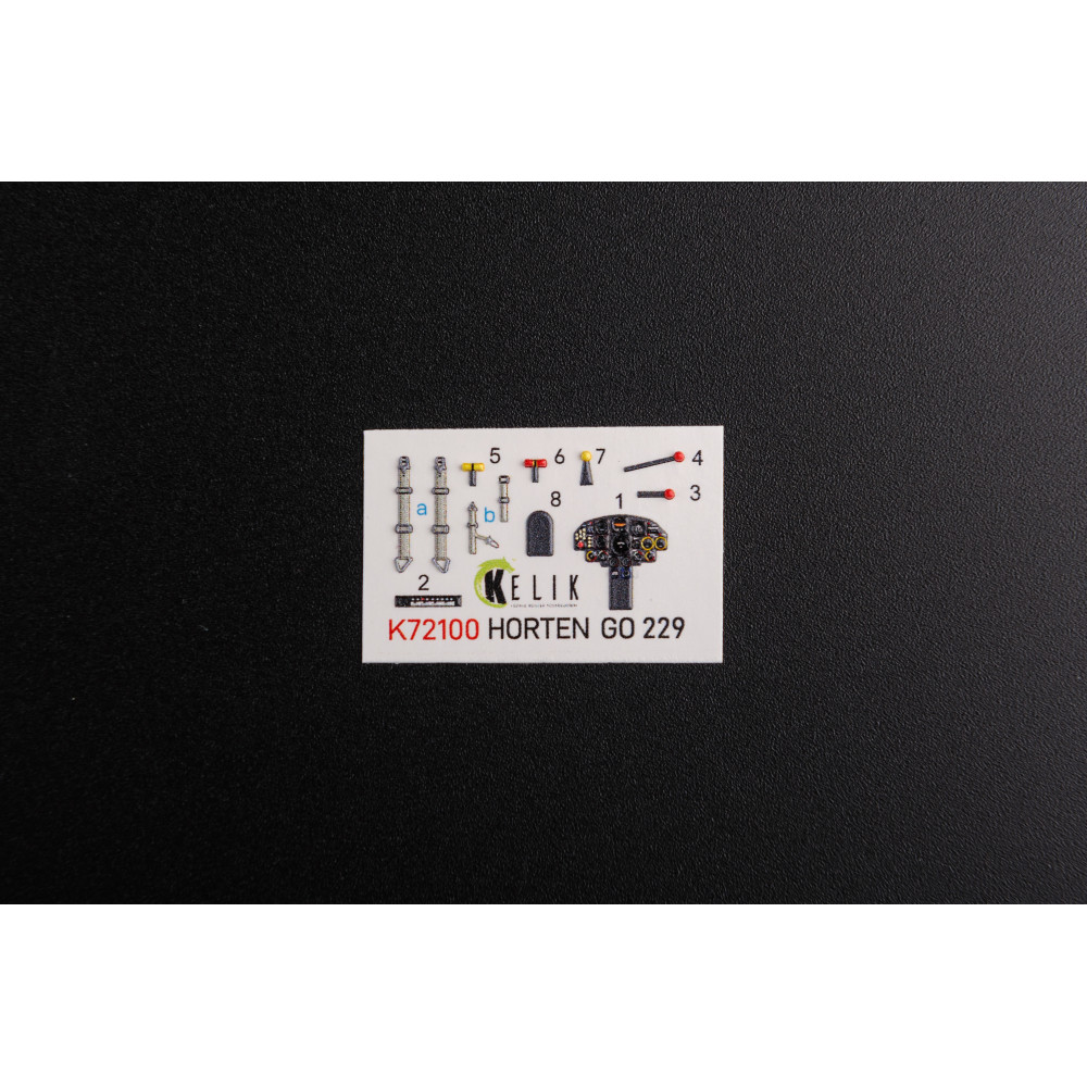 Horten Go 229 3D Декаль Інтер'єр для Revell 1/72 Kelik K72100