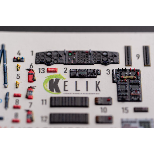 HC.1 Chinook 3D Декаль Інтер'єр для набору Airfix 1/72 Kelik K72144