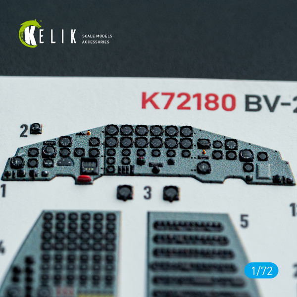 BV-222 - 3D Декаль Інтер'єр для набору Revell 1/72 Kelik K72180