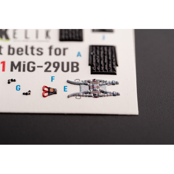 MiG-29UB 3D Декаль Інтер'єр для набору IBG Models 1/72 Kelik K72181