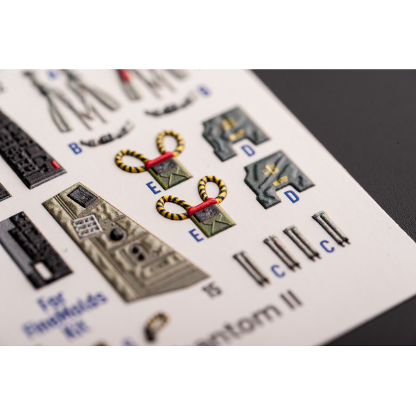 F-4N Phantom - interior 3D decals for FineMolds kit 1/72 Kelik K72188