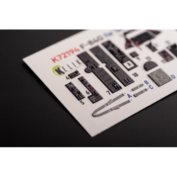 F-84G Thunderjet - 3D interior 3D decals for Tamiya kit 1/72 Kelik K72194