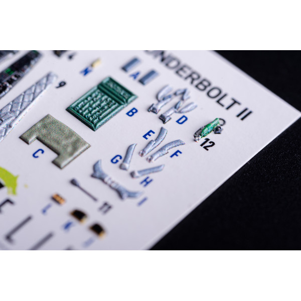 A-10C - interior 3D decals for Hasegawa kit 1/72 Kelik K72198