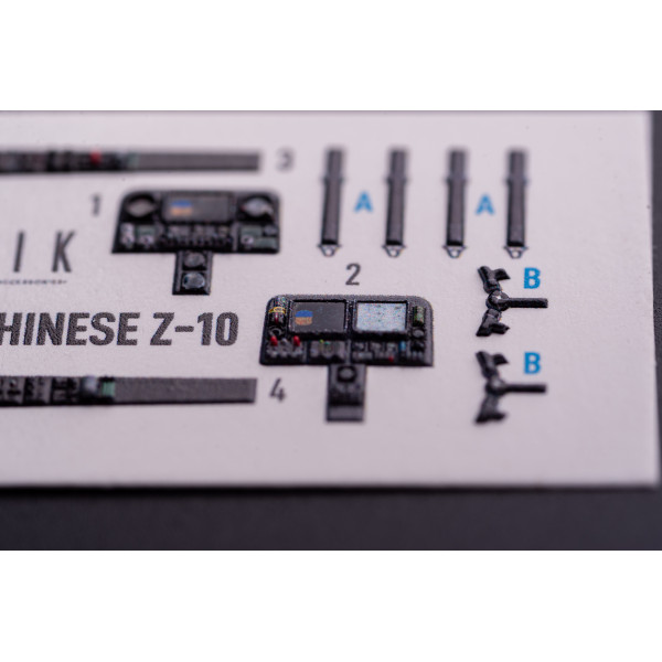 Z-10 Chinese - 3D Декаль Інтер'єр для набору HobbyBoss 1/72 Kelik K72206