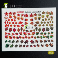 Autumn Leaves, type 1. Diorama accessory set, 3D decal. 1/35 Kelik KA35005 Autumn Leaves, type 1. Diorama accessory set, 3D decal. 1/35 Kelik KA35005