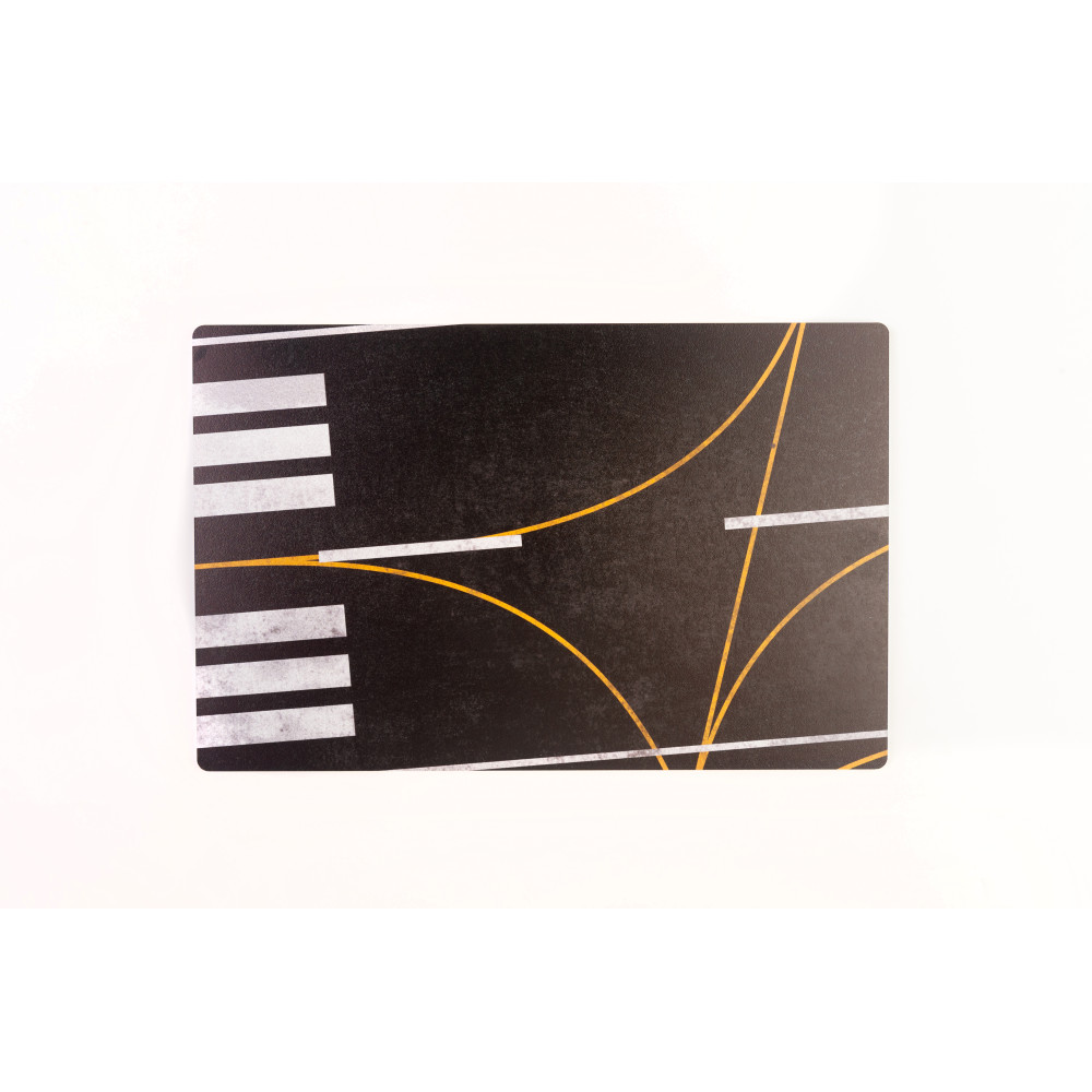 Model stand - Civil Asphalt 23m Base - Acrylic 3 mm (280 x 180 mm) (170 g) 1/144 Kelik KS14402